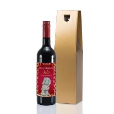 Personalised Me to You Wrapped Up In Lights Red Wine